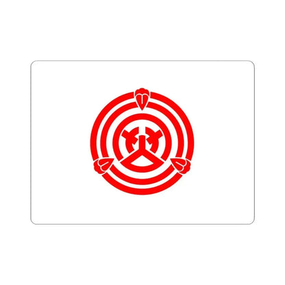 Flag of Okazaki Aichi Japan - STICKER Vinyl Kiss-Cut Decal 6 Inch White - The Sticker Space