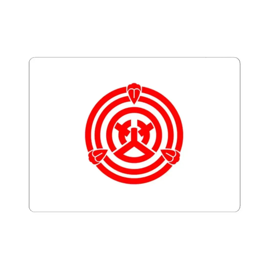 Flag of Okazaki Aichi Japan - STICKER Vinyl Kiss-Cut Decal - The Sticker Space