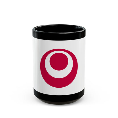 Flag of Okinawa Prefecture Japan - Black Coffee Mug-15oz-The Sticker Space