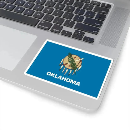 Flag of Oklahoma 1988-2006 (United States) STICKER Vinyl Kiss-Cut Decal - The Sticker Space