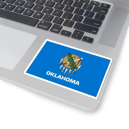 Flag of Oklahoma (United States) STICKER Vinyl Kiss-Cut Decal - The Sticker Space