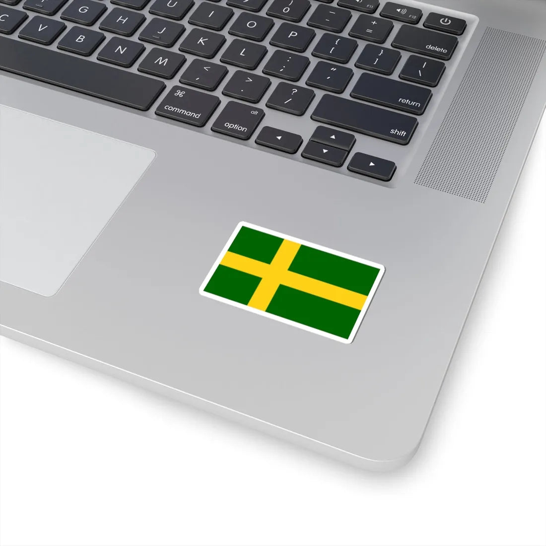 Flag of Oland (Sweden) STICKER Vinyl Kiss-Cut Decal - The Sticker Space
