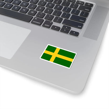 Flag of Oland (Sweden) STICKER Vinyl Kiss-Cut Decal - The Sticker Space