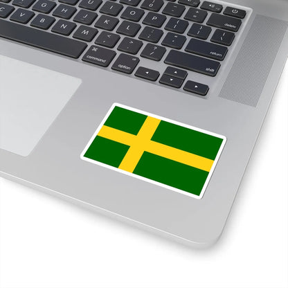 Flag of Oland (Sweden) STICKER Vinyl Kiss-Cut Decal - The Sticker Space