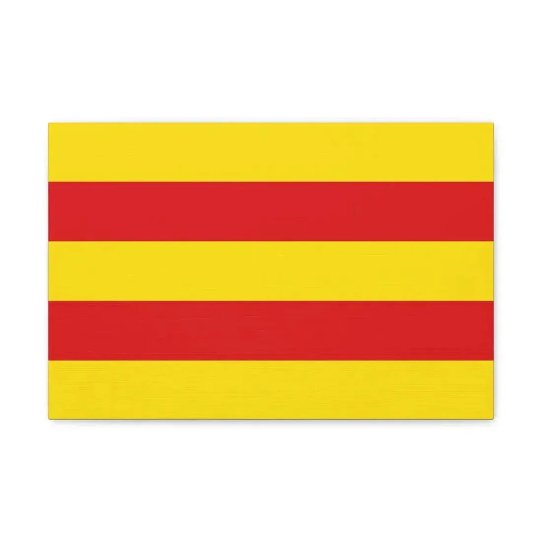 Flag of Oldenburg 2 Germany - Canvas Wall Art 18″ x 12″ 1.25" - The Sticker Space