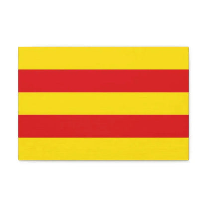 Flag of Oldenburg 2 Germany - Canvas Wall Art 18″ x 12″ 1.25" - The Sticker Space