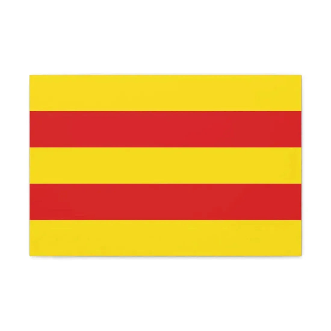 Flag of Oldenburg 2 Germany - Canvas Wall Art 24″ x 16″ 1.25" - The Sticker Space