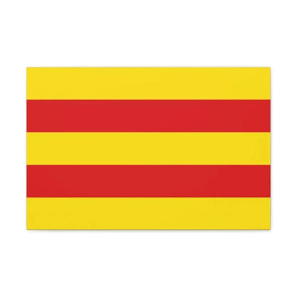 Flag of Oldenburg 2 Germany - Canvas Wall Art 24″ x 16″ 1.25" - The Sticker Space