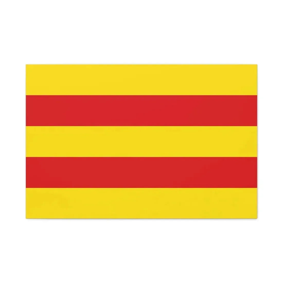 Flag of Oldenburg 2 Germany - Canvas Wall Art 36" x 24" 1.25" - The Sticker Space