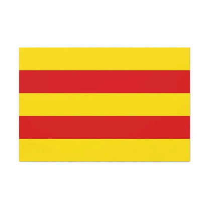 Flag of Oldenburg 2 Germany - Canvas Wall Art 36" x 24" 1.25" - The Sticker Space