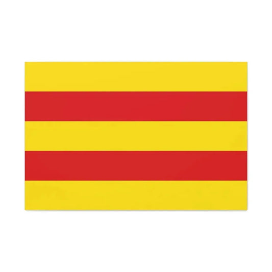 Flag of Oldenburg 2 Germany - Canvas Wall Art 36" x 24" 1.25" - The Sticker Space