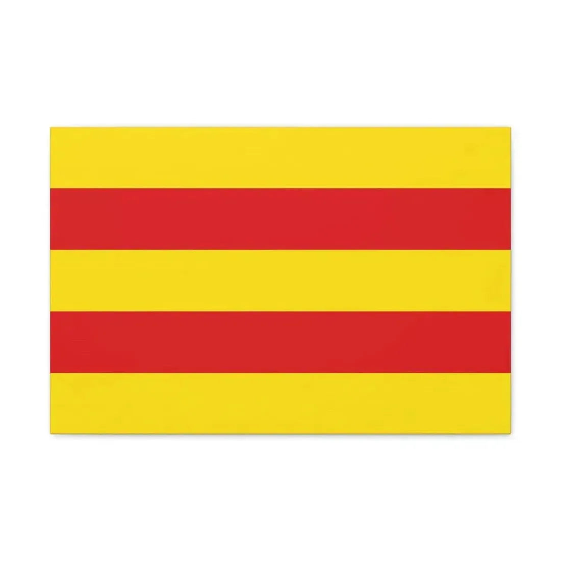 Flag of Oldenburg 2 Germany - Canvas Wall Art - The Sticker Space