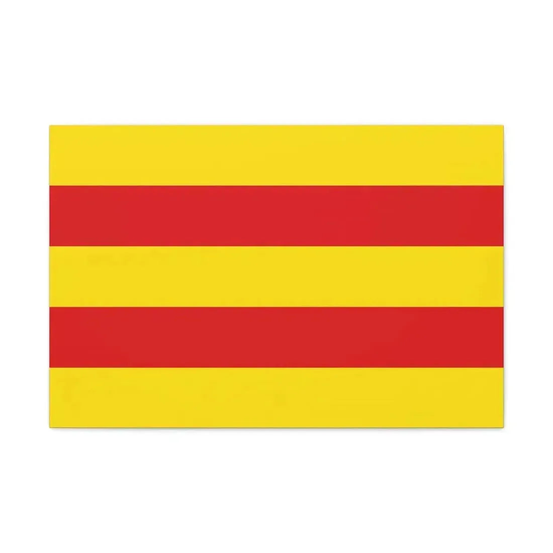 Flag of Oldenburg 2 Germany - Canvas Wall Art - The Sticker Space