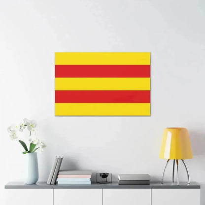 Flag of Oldenburg 2 Germany - Canvas Wall Art - The Sticker Space