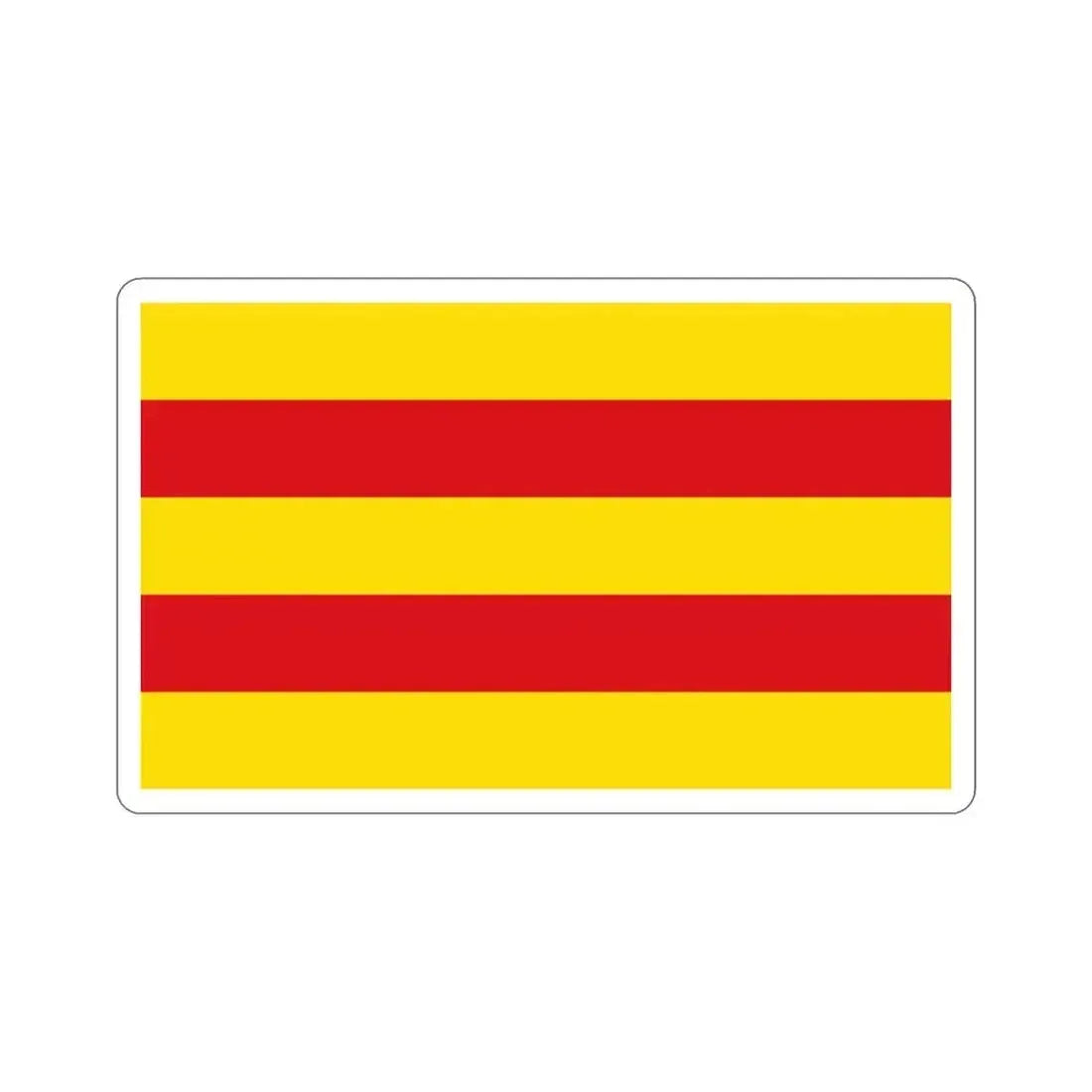 Flag of Oldenburg 2 Germany STICKER Vinyl Die-Cut Decal 2 Inch - The Sticker Space