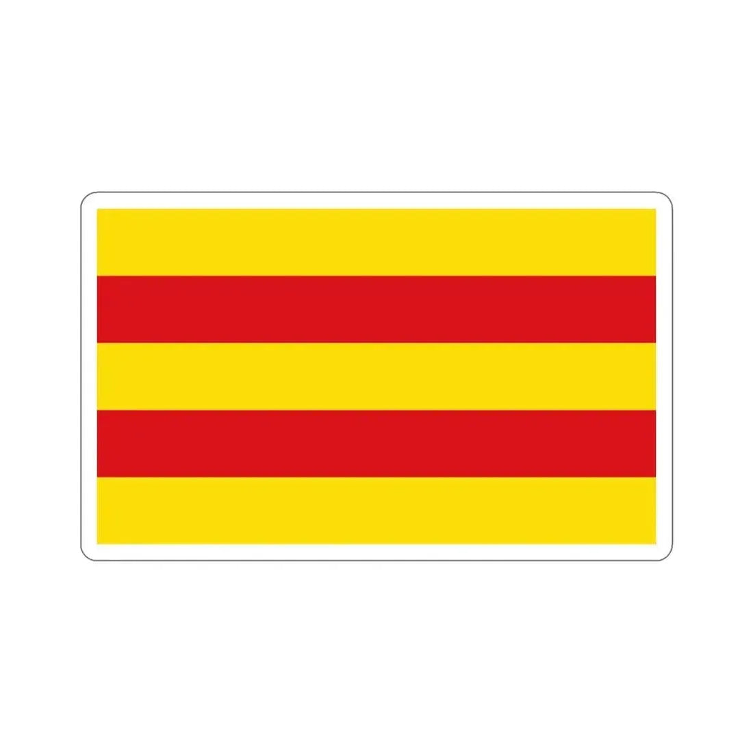 Flag of Oldenburg 2 Germany STICKER Vinyl Die-Cut Decal 3 Inch - The Sticker Space