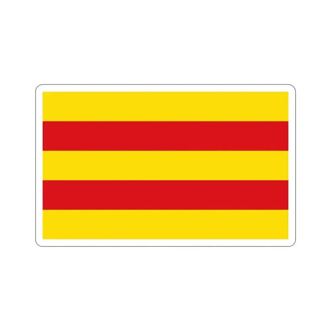 Flag of Oldenburg 2 Germany STICKER Vinyl Die-Cut Decal 4 Inch - The Sticker Space