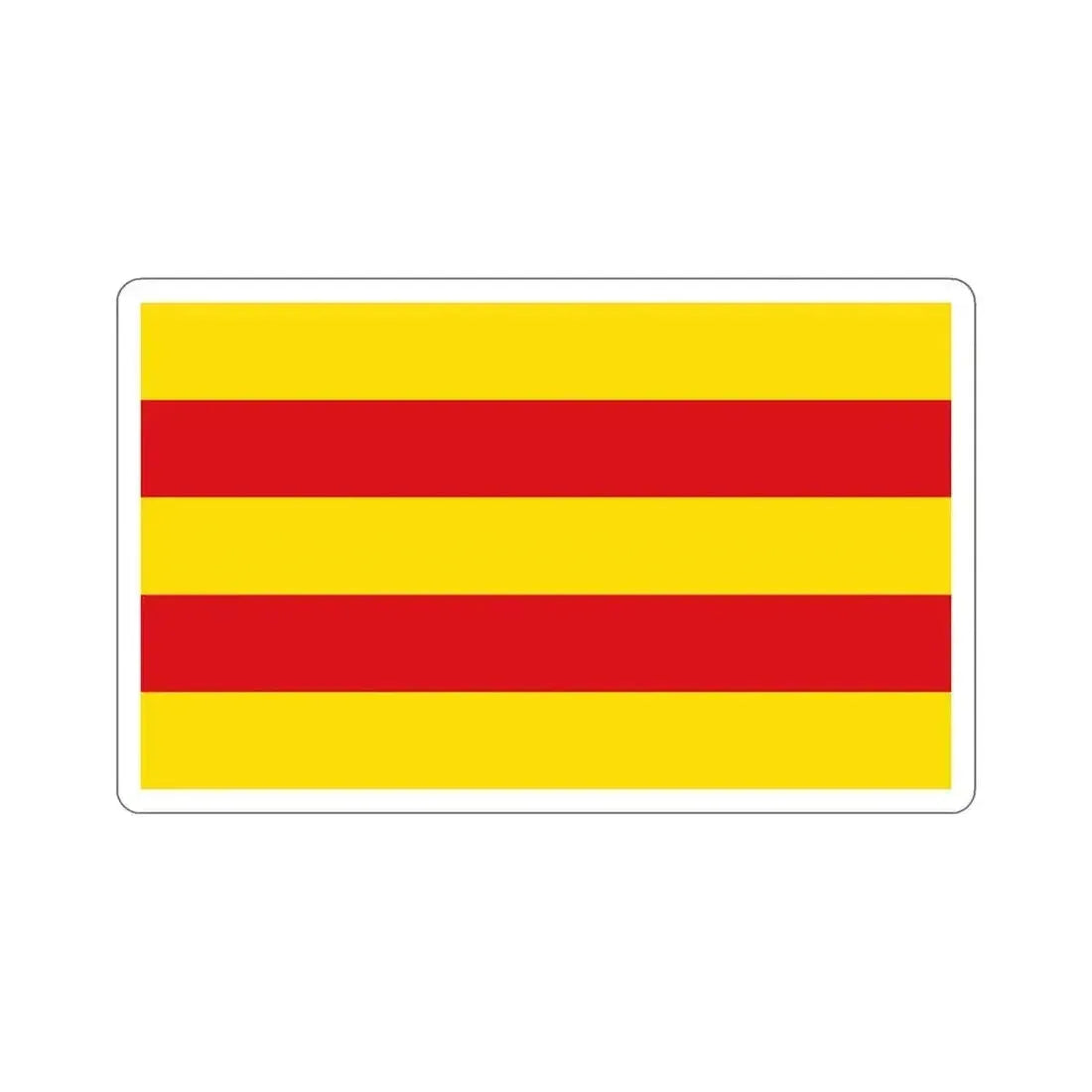 Flag of Oldenburg 2 Germany STICKER Vinyl Die-Cut Decal 5 Inch - The Sticker Space