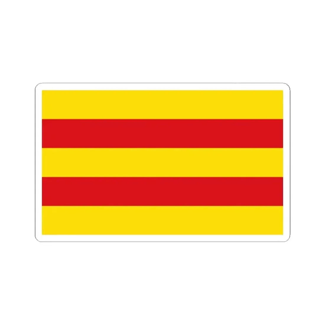 Flag of Oldenburg 2 Germany - STICKER Vinyl Kiss-Cut Decal 2 Inch White - The Sticker Space