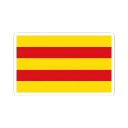 Flag of Oldenburg 2 Germany - STICKER Vinyl Kiss-Cut Decal 2 Inch White - The Sticker Space