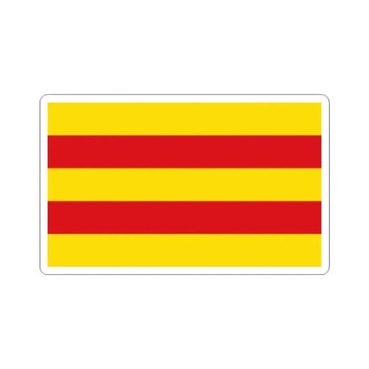 Flag of Oldenburg 2 Germany - STICKER Vinyl Kiss-Cut Decal 3 Inch White - The Sticker Space