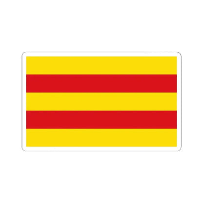 Flag of Oldenburg 2 Germany - STICKER Vinyl Kiss-Cut Decal 6 Inch White - The Sticker Space