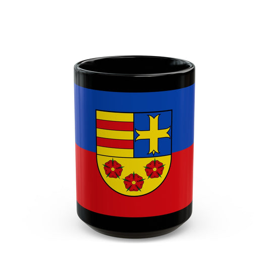 Flag of Oldenburg Germany - Black Coffee Mug-15oz-The Sticker Space