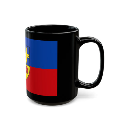 Flag of Oldenburg Germany - Black Coffee Mug-The Sticker Space