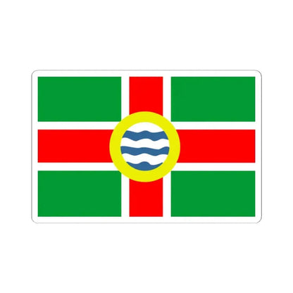 Flag of Oldham County Kentucky (United States) STICKER Vinyl Kiss-Cut Decal 2 Inch White - The Sticker Space