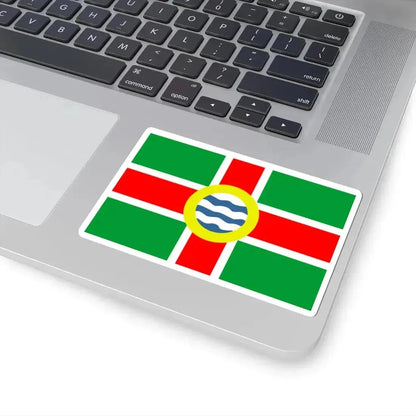 Flag of Oldham County Kentucky (United States) STICKER Vinyl Kiss-Cut Decal - The Sticker Space
