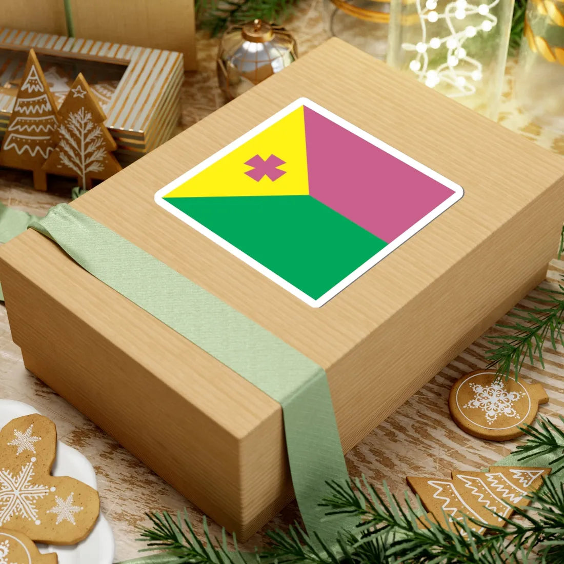 Flag of Oleksandriia (Ukraine) STICKER Vinyl Kiss-Cut Decal - The Sticker Space