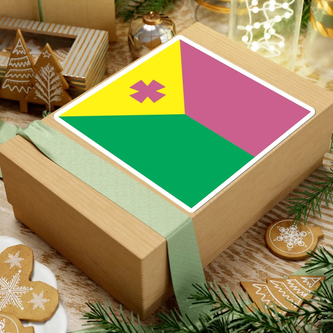 Flag of Oleksandriia (Ukraine) STICKER Vinyl Kiss-Cut Decal - The Sticker Space