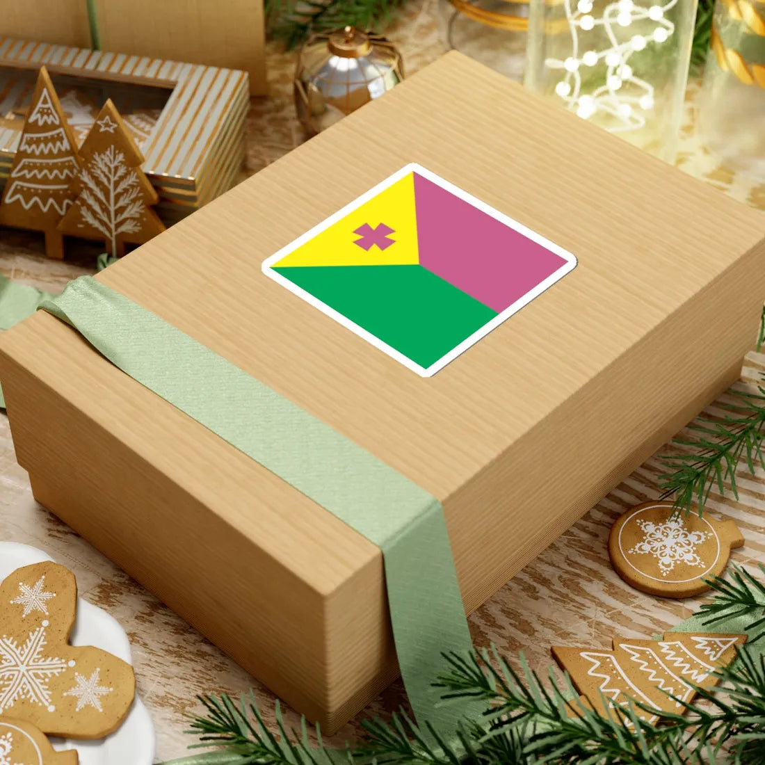 Flag of Oleksandriia (Ukraine) STICKER Vinyl Kiss-Cut Decal - The Sticker Space