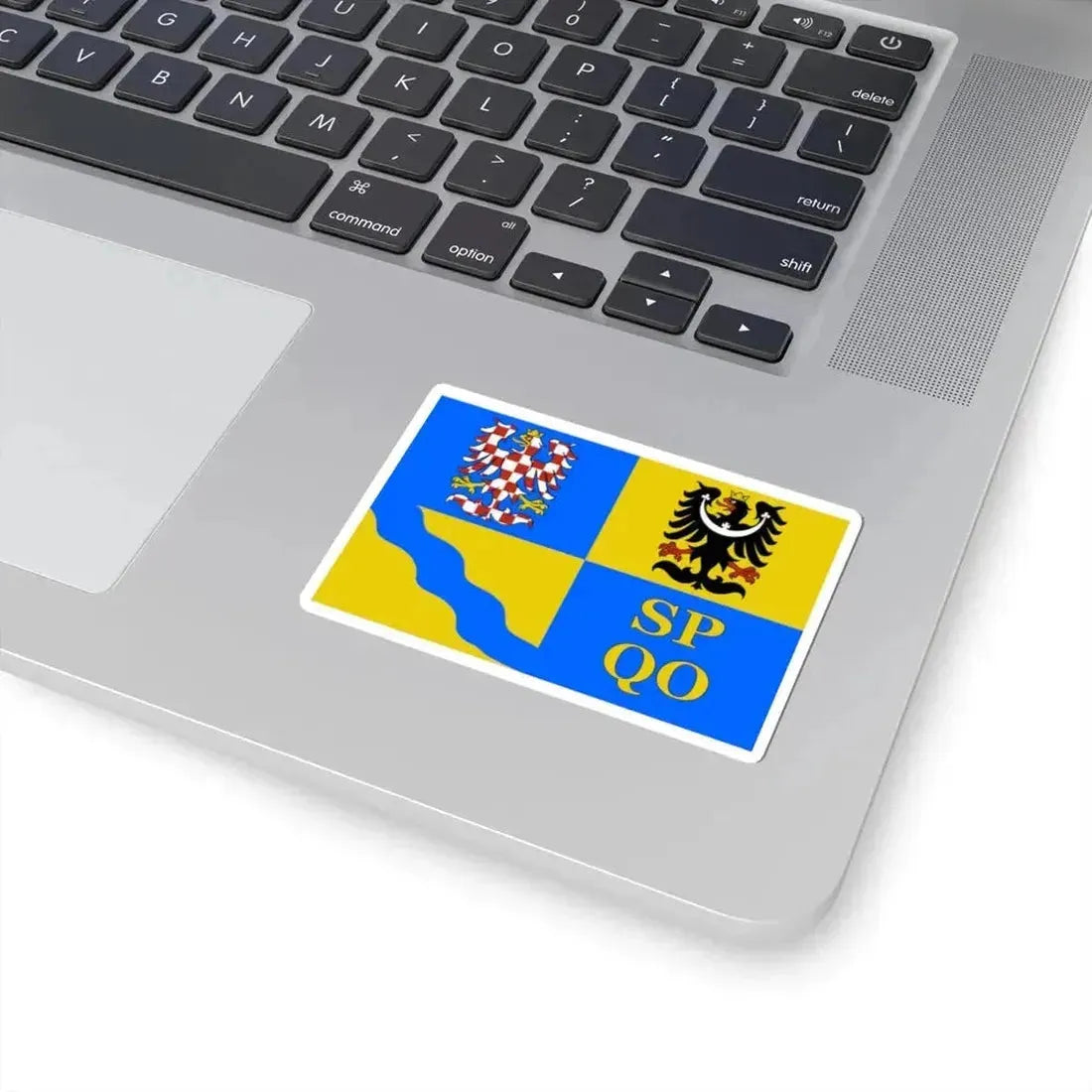 Flag of Olomouc Region (Czech Republic) STICKER Vinyl Kiss-Cut Decal - The Sticker Space