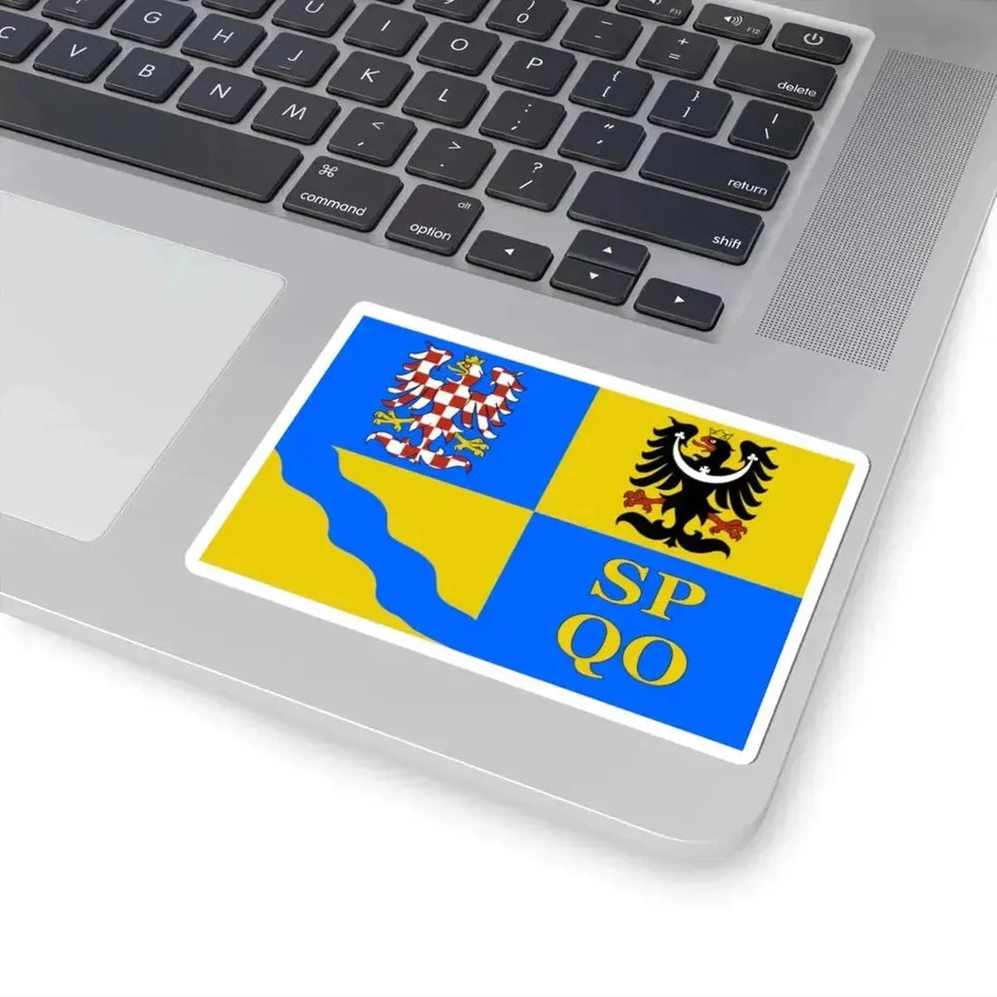 Flag of Olomouc Region (Czech Republic) STICKER Vinyl Kiss-Cut Decal - The Sticker Space