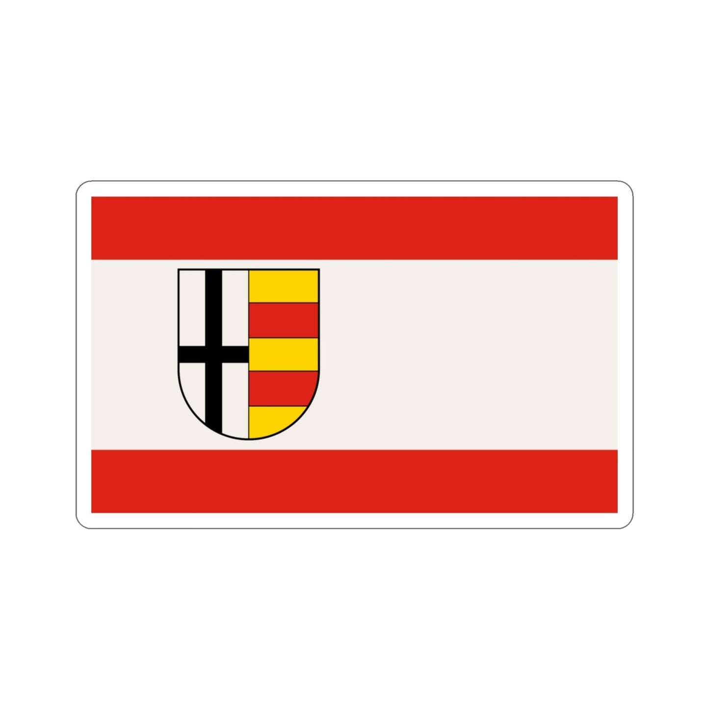 Flag of Olpe Germany STICKER Vinyl Die-Cut Decal-3 Inch-The Sticker Space