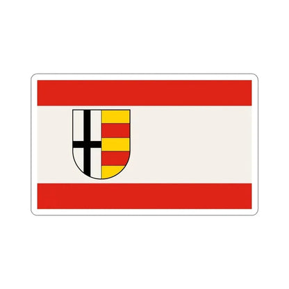 Flag of Olpe Germany STICKER Vinyl Die-Cut Decal 4 Inch - The Sticker Space