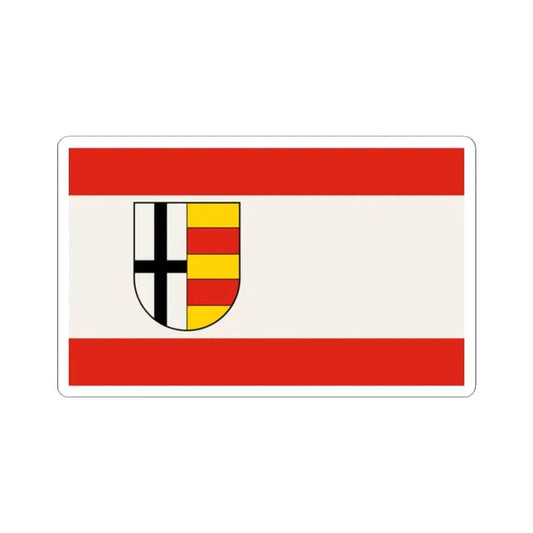 Flag of Olpe Germany - STICKER Vinyl Kiss-Cut Decal 2 Inch White - The Sticker Space