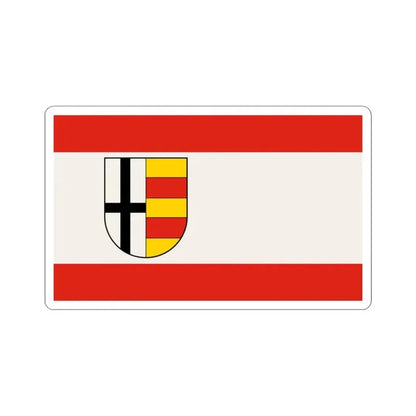 Flag of Olpe Germany - STICKER Vinyl Kiss-Cut Decal 3 Inch White - The Sticker Space