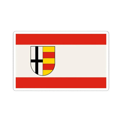 Flag of Olpe Germany - STICKER Vinyl Kiss-Cut Decal 6 Inch White - The Sticker Space
