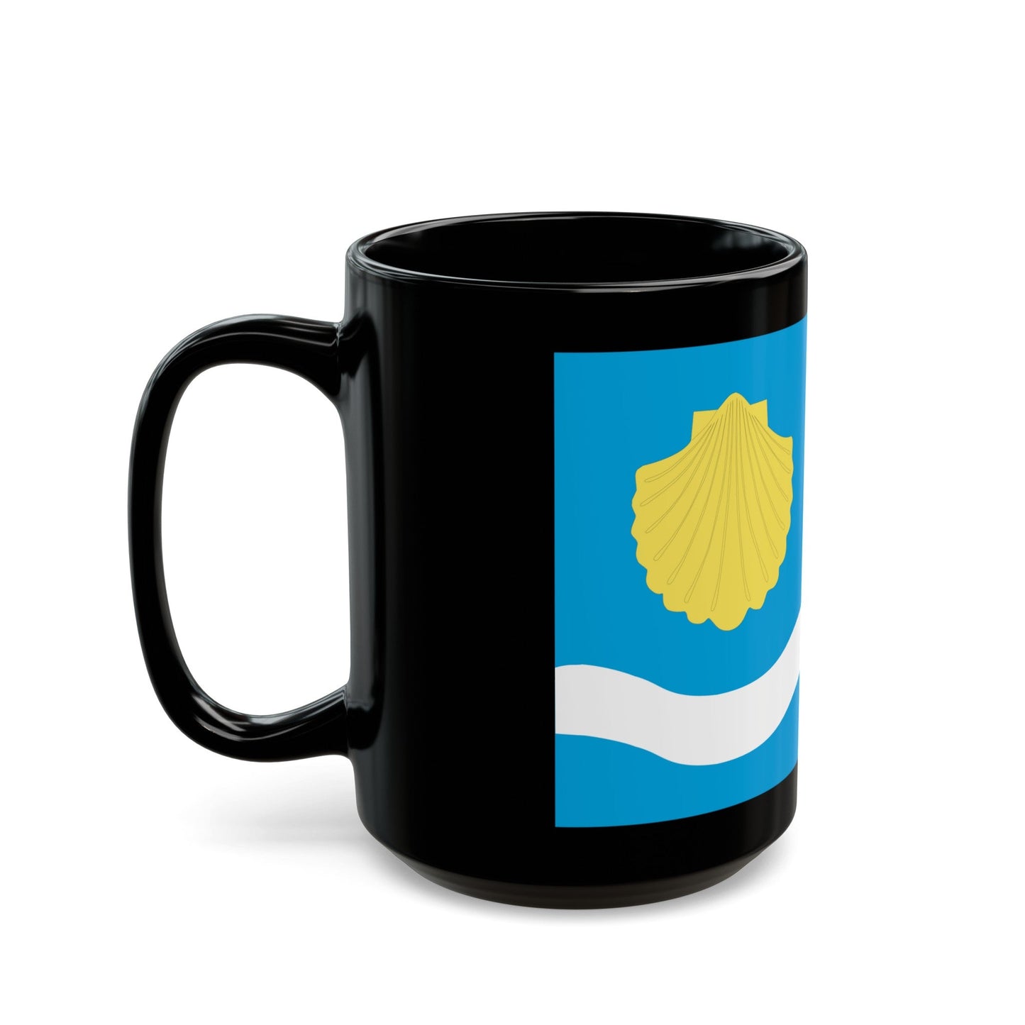 Flag of Olsztyn Poland - Black Coffee Mug-The Sticker Space