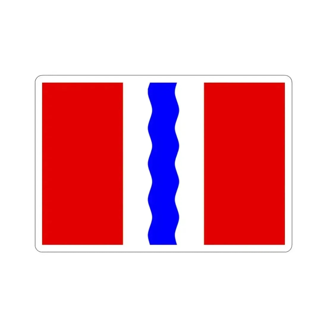 Flag of Omsk Oblast Russia STICKER Vinyl Die-Cut Decal 2 Inch - The Sticker Space