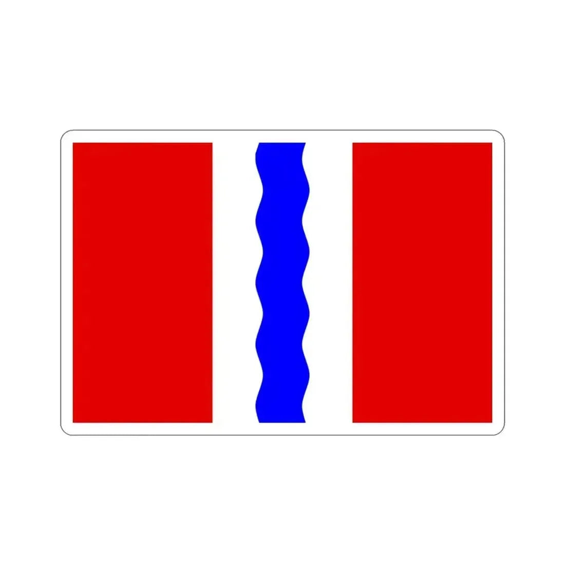 Flag of Omsk Oblast Russia STICKER Vinyl Die-Cut Decal 3 Inch - The Sticker Space