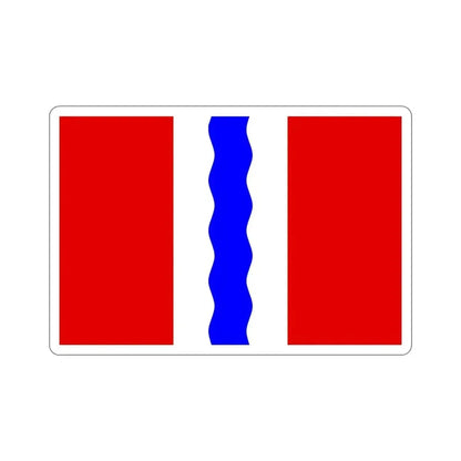 Flag of Omsk Oblast Russia STICKER Vinyl Die-Cut Decal 4 Inch - The Sticker Space