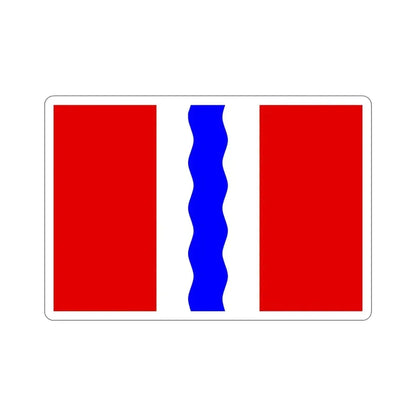 Flag of Omsk Oblast Russia STICKER Vinyl Die-Cut Decal 4 Inch - The Sticker Space