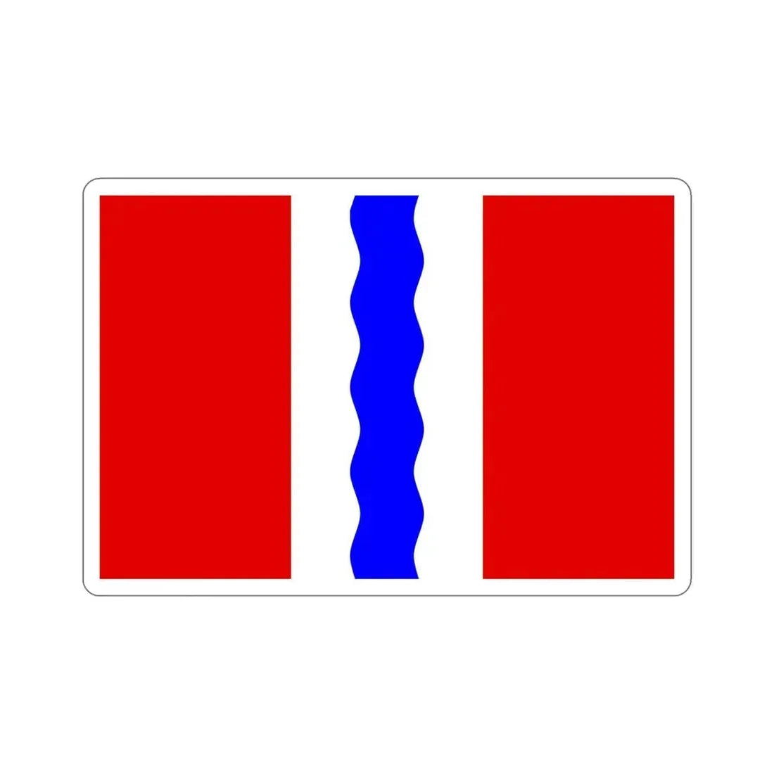 Flag of Omsk Oblast Russia STICKER Vinyl Die-Cut Decal 6 Inch - The Sticker Space