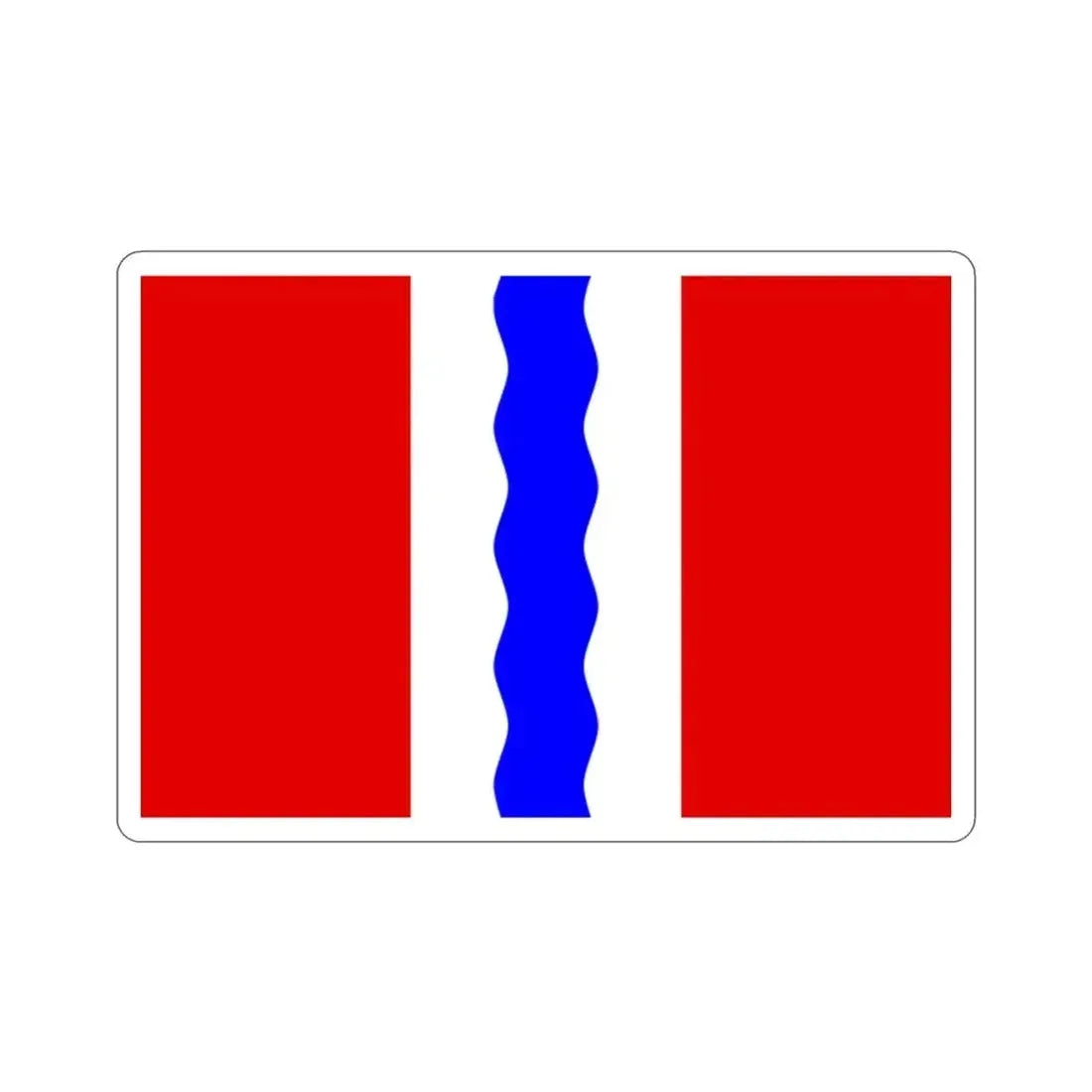 Flag of Omsk Oblast Russia STICKER Vinyl Die-Cut Decal - The Sticker Space