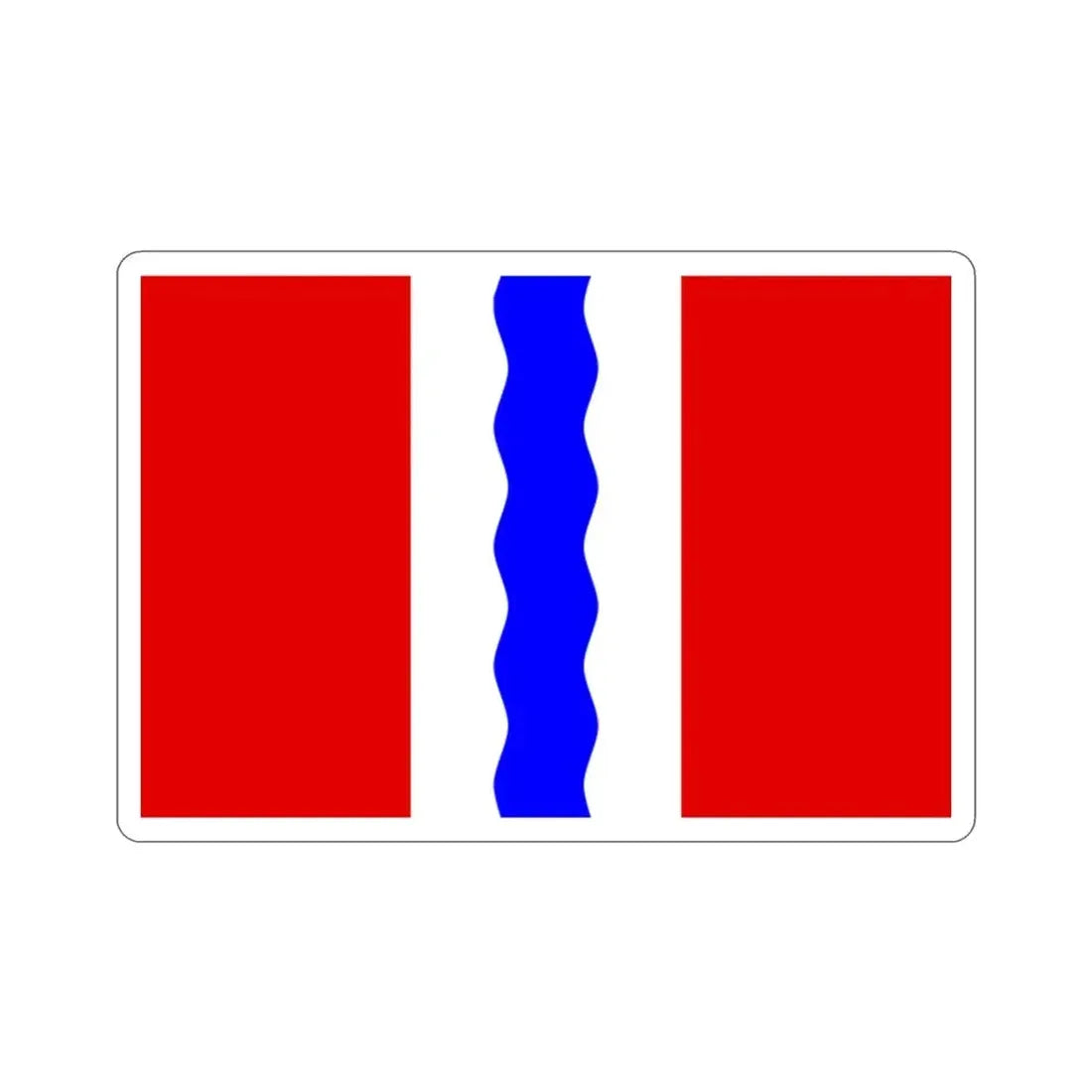 Flag of Omsk Oblast Russia STICKER Vinyl Die-Cut Decal - The Sticker Space