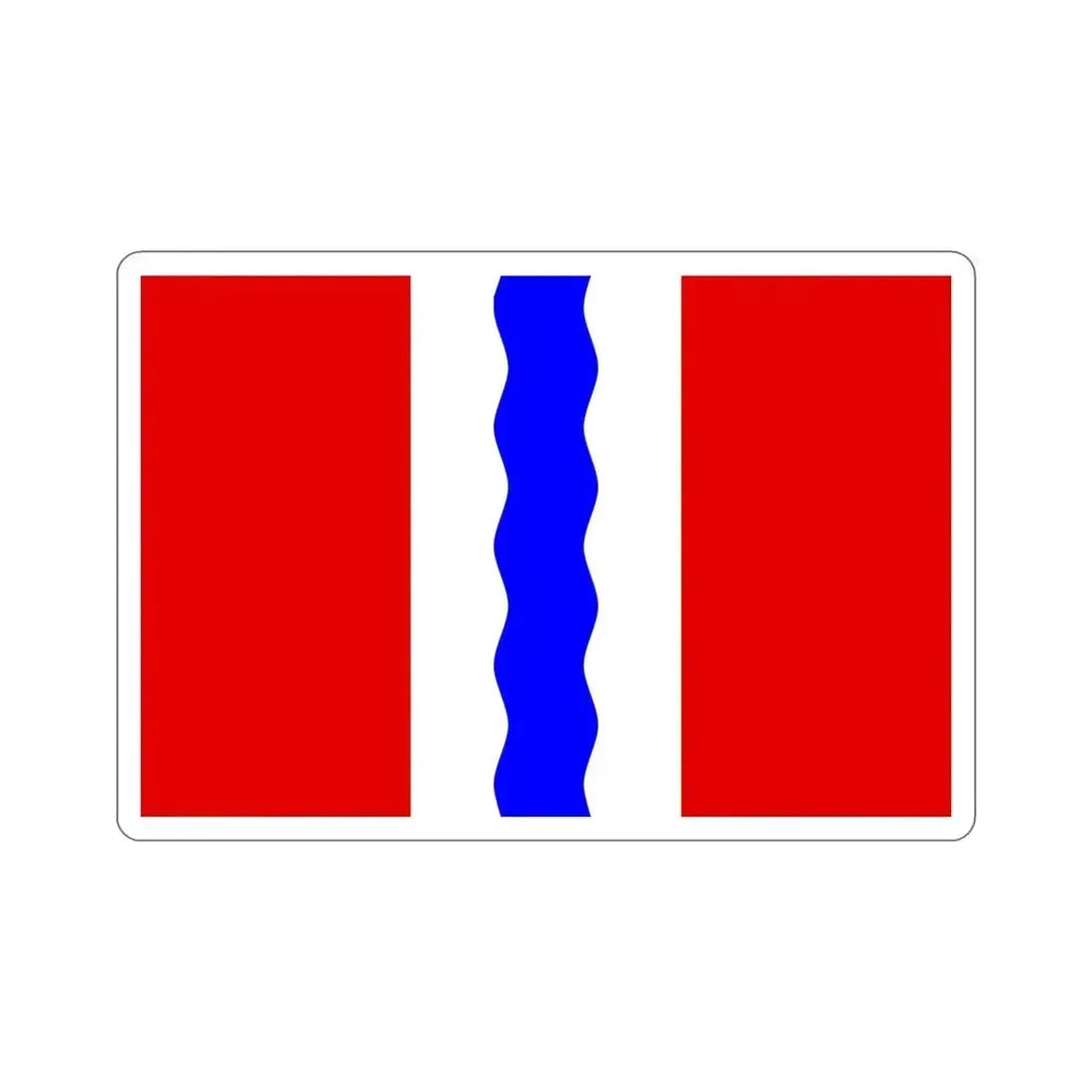 Flag of Omsk Oblast Russia STICKER Vinyl Die-Cut Decal - The Sticker Space