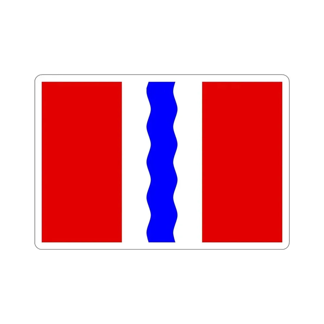 Flag of Omsk Oblast Russia STICKER Vinyl Die-Cut Decal - The Sticker Space